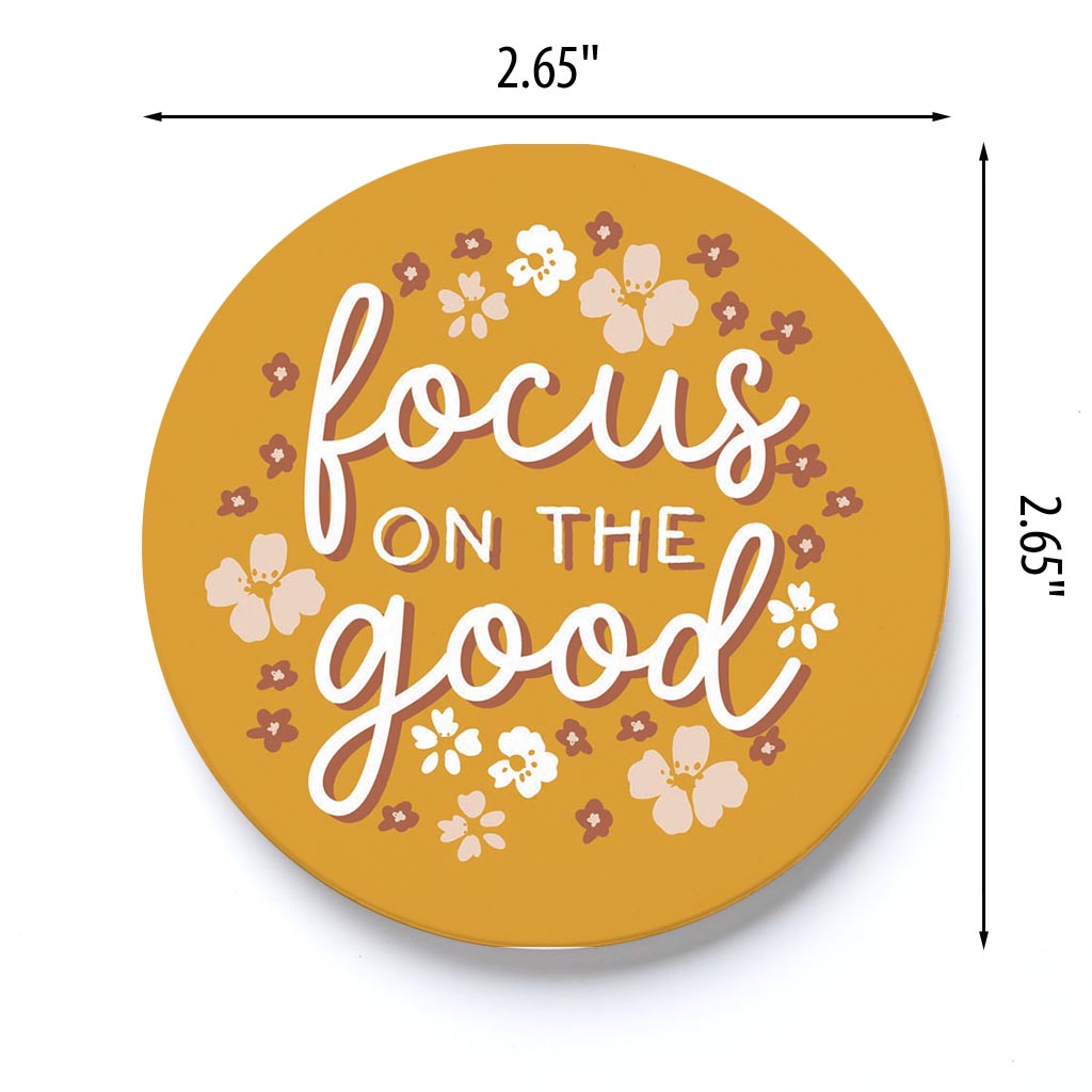 Car Coaster-Focus On The Good -3