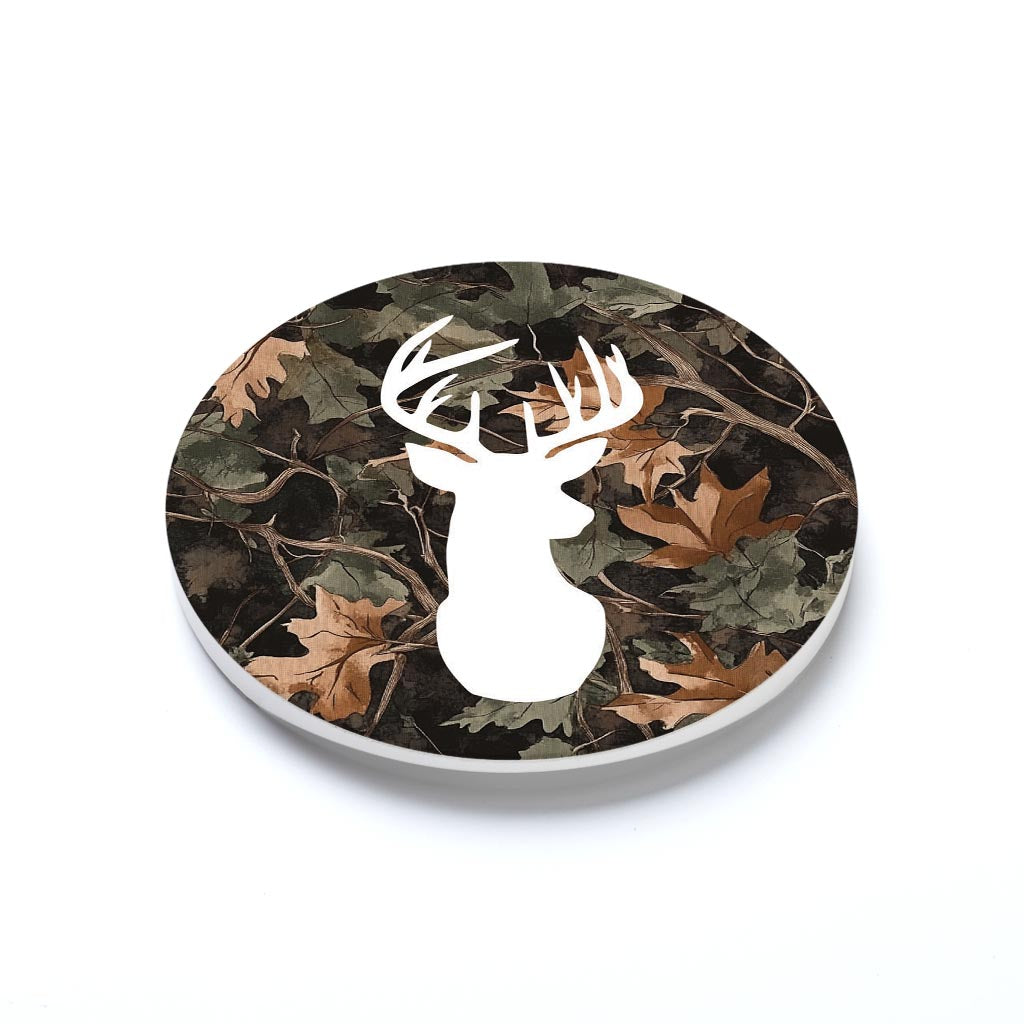 Car Coaster-Deer Head Camo -1