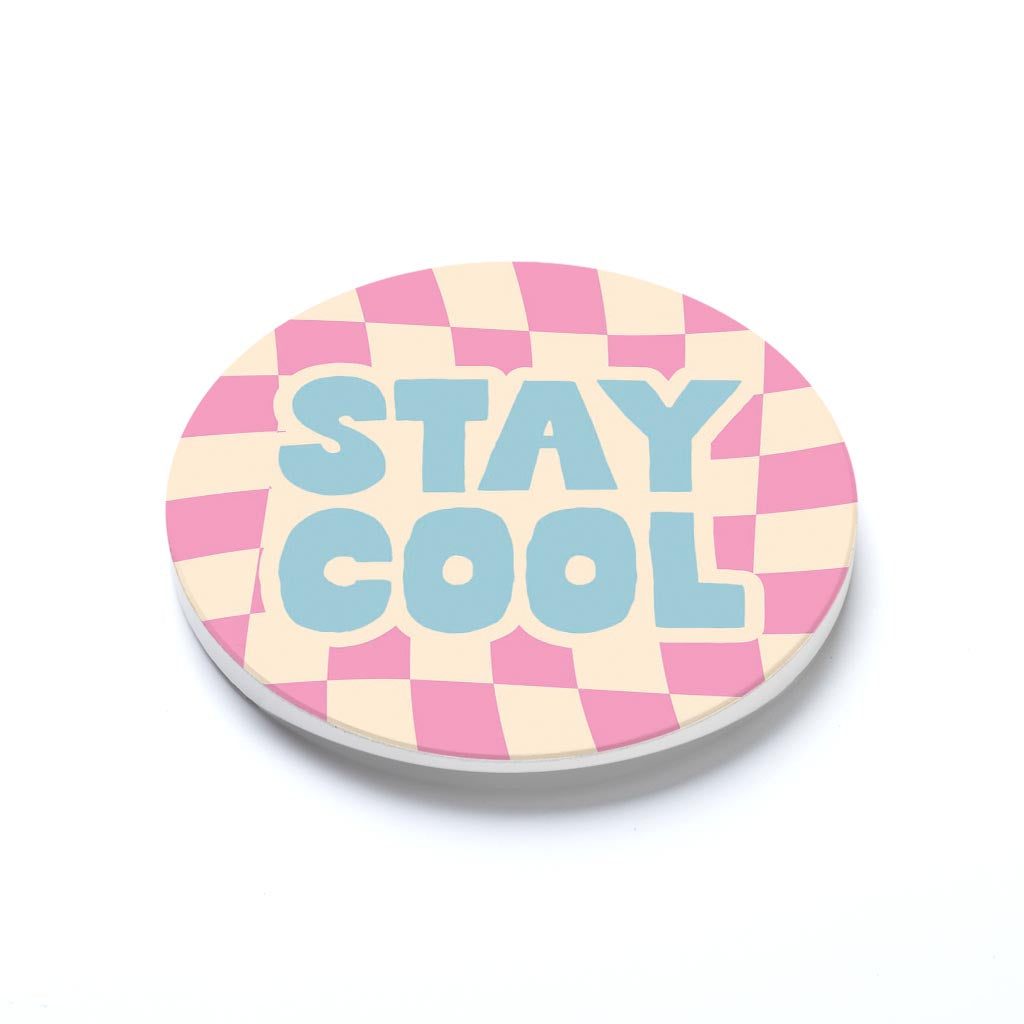 Car Coaster-Bright Retro Stay Cool -1