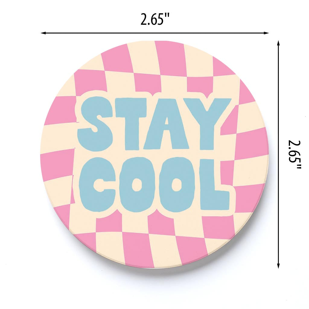 Car Coaster-Bright Retro Stay Cool -3