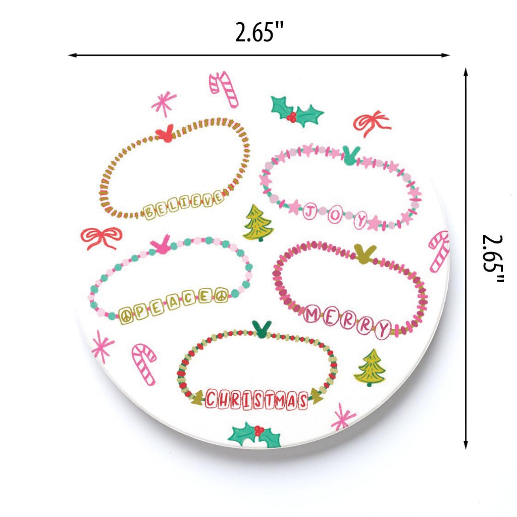 Car Coaster-Christmas Bracelets