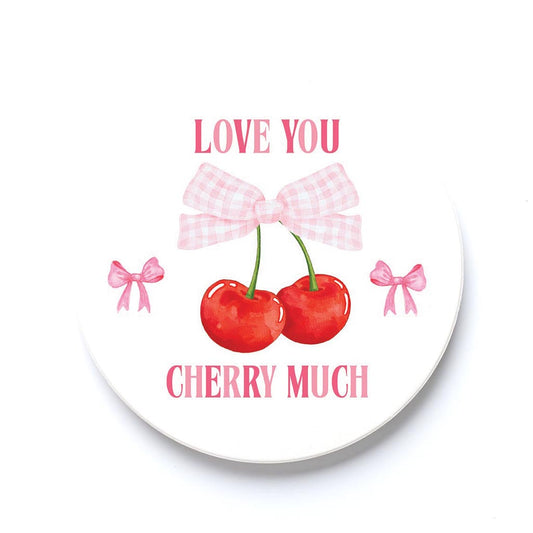 Car Coaster-Love You Cherry Much