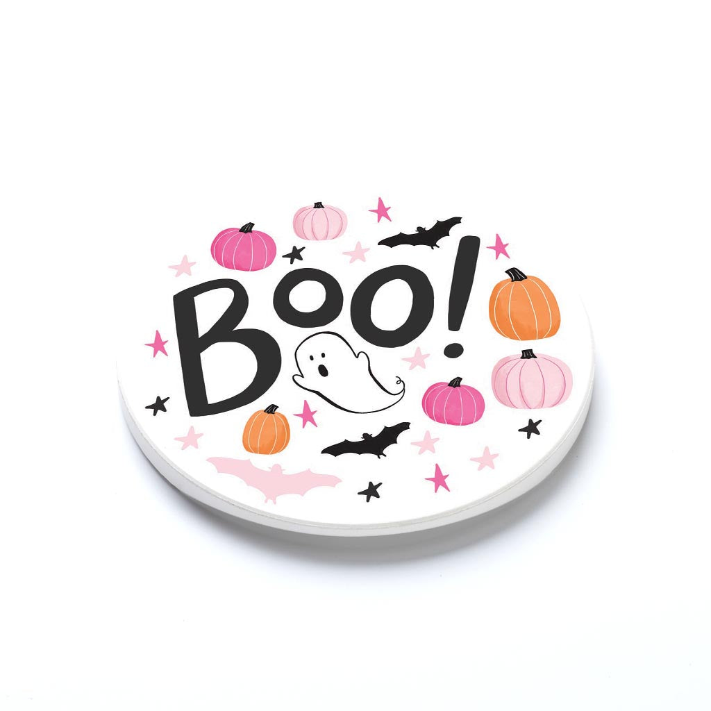 Car Coaster-Happy Ghost Boo -1