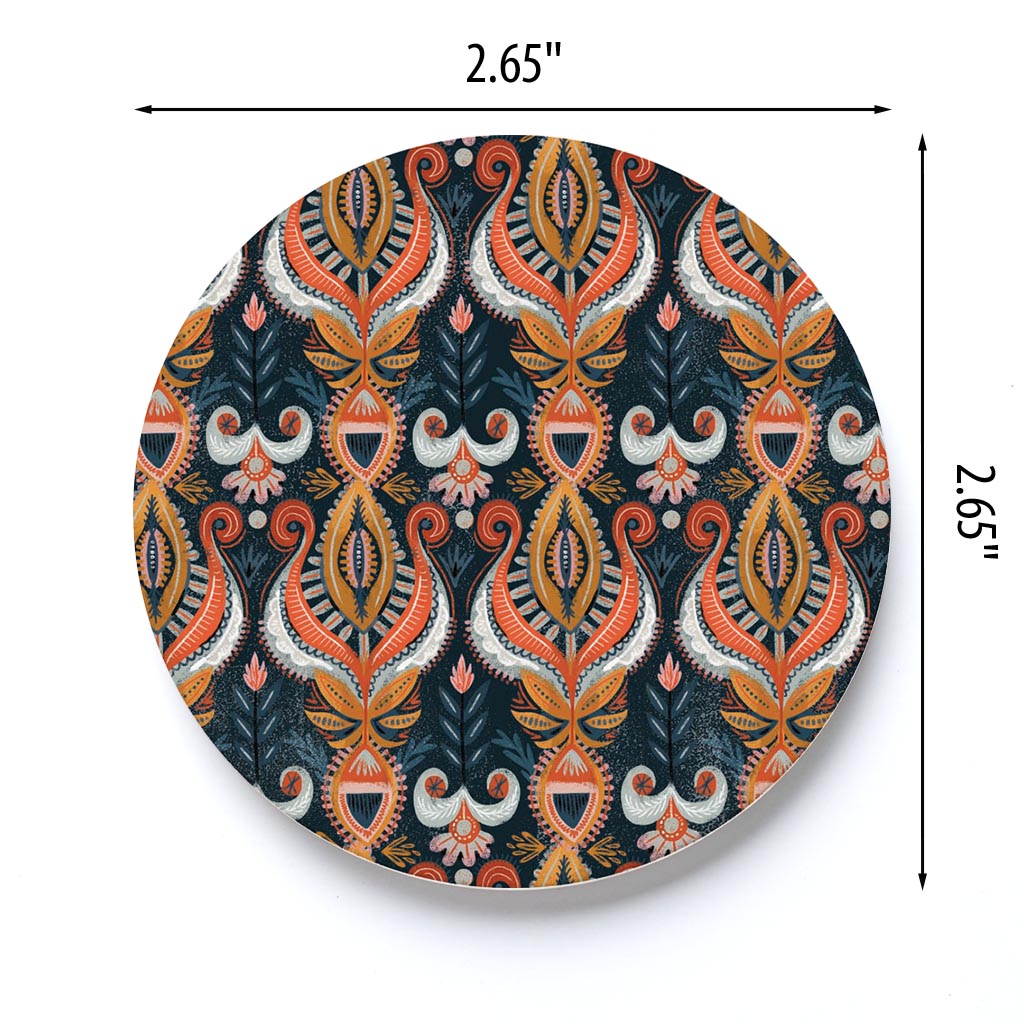 Car Coaster-Pretty Things Abstract Pattern