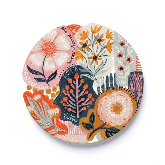 Car Coaster-Pretty Things Abstract Florals