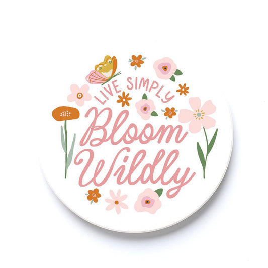 Car Coaster-Spring Live Simply Bloom Wildly