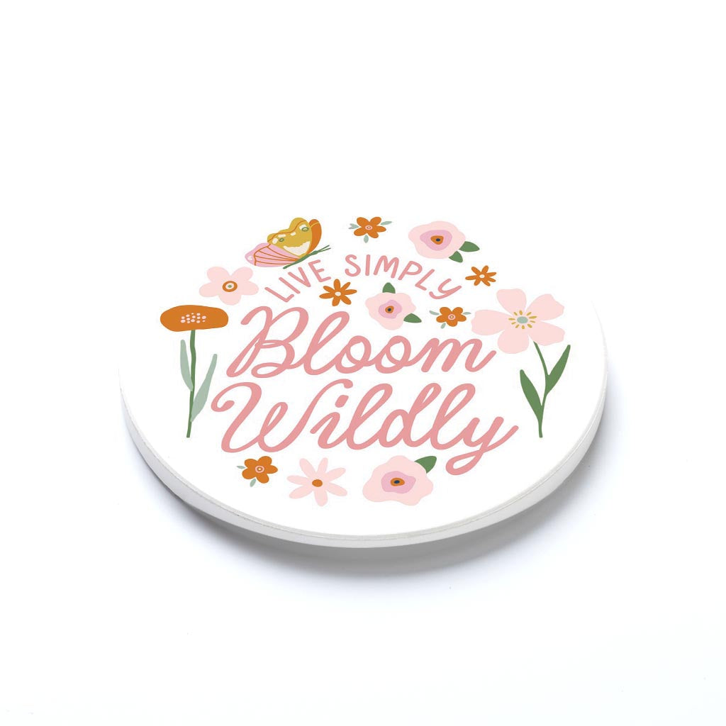 Car Coaster-Spring Live Simply Bloom Wildly