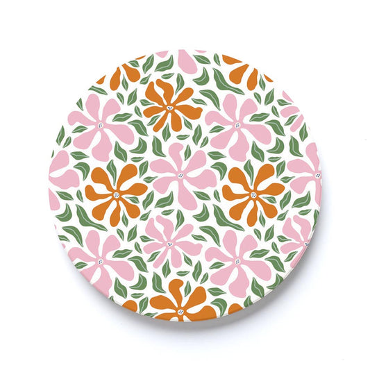 Car Coaster-Spring Abstract Floral Pattern