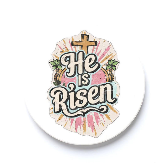 Car Coaster-He Is Risen -0