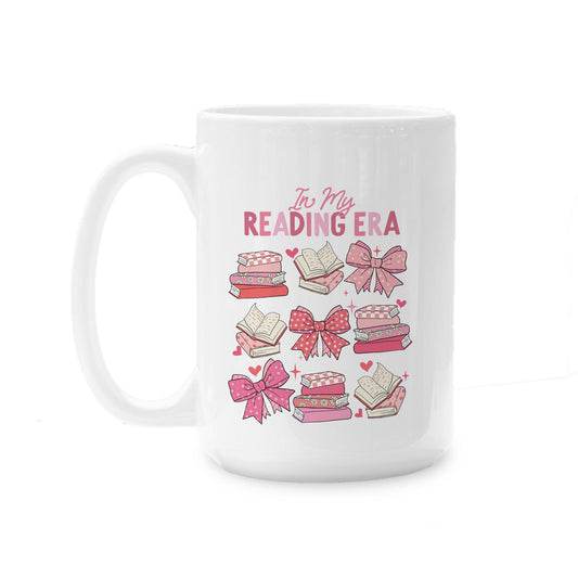 15oz Coffee Mug White-In My Reading Era -0