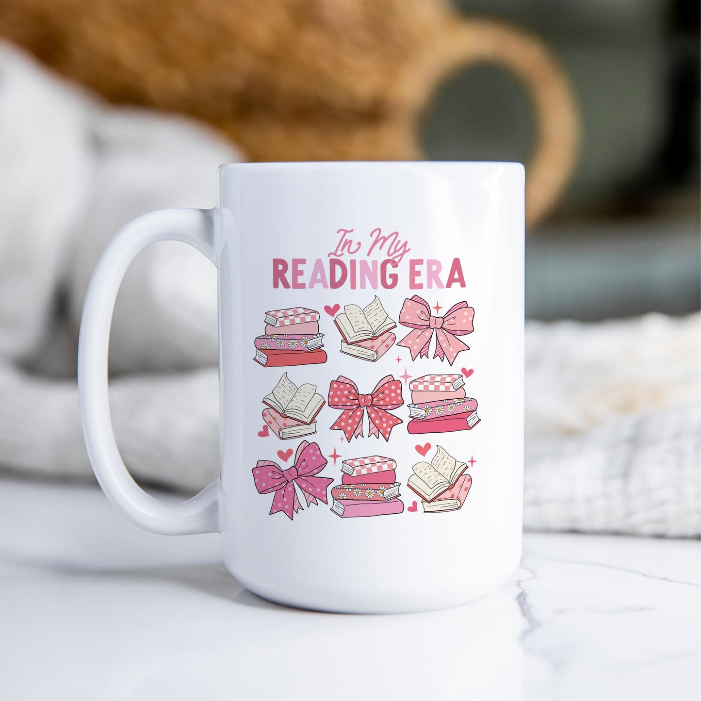15oz Coffee Mug White-In My Reading Era -2