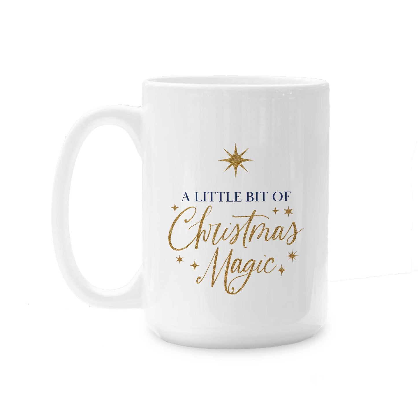 15oz Coffee Mug White-Noir Christmas Magic -0