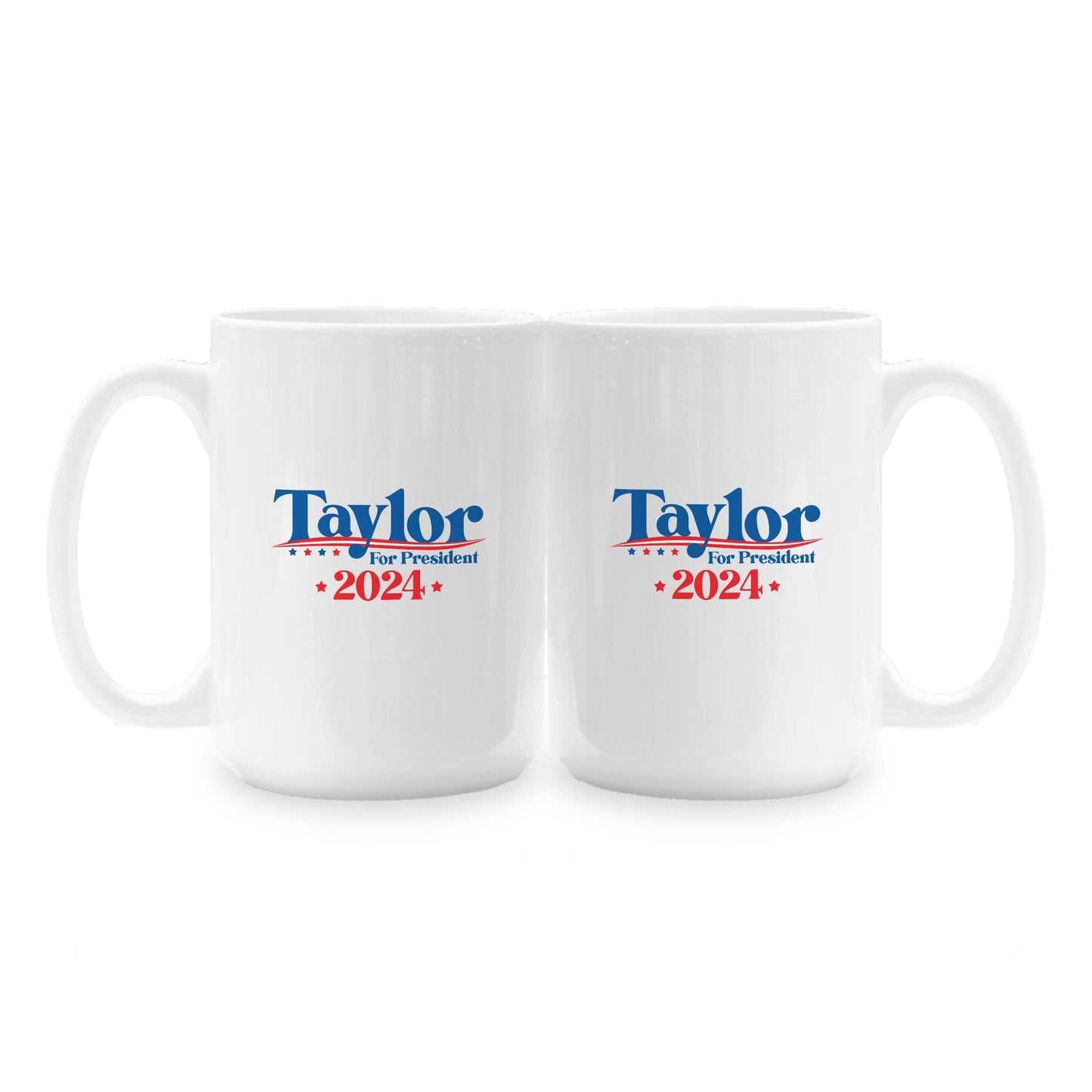 15oz Coffee Mug White-Taylor For President