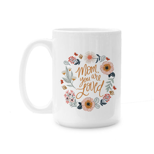 15oz Coffee Mug White-Pretty Things Loved