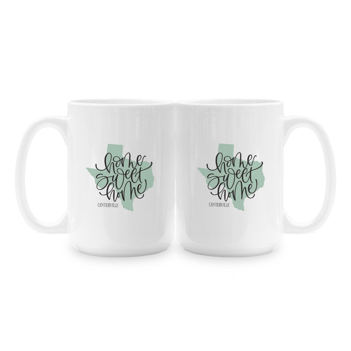 15oz Coffee Mug White-L+L Home Sweet Home -1