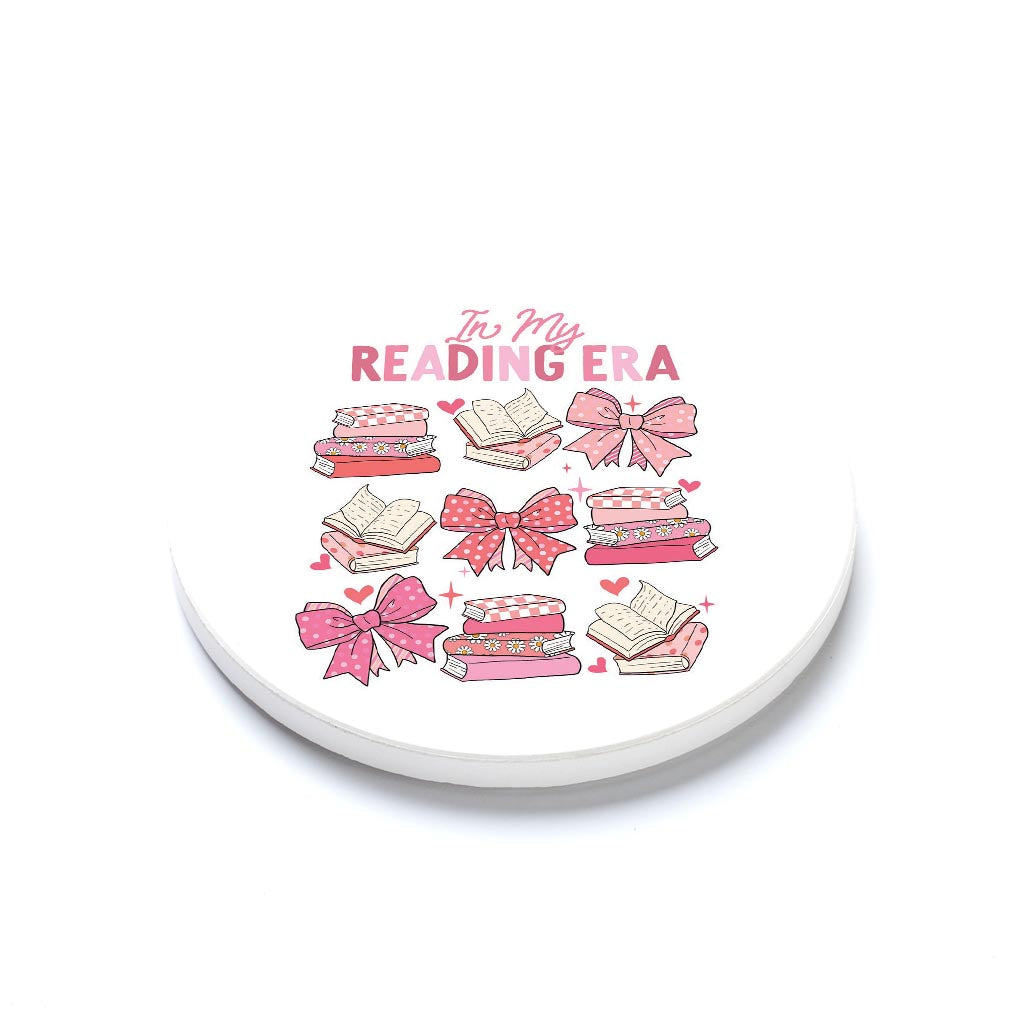 Ceramic Round Coaster-In My Reading Era -1