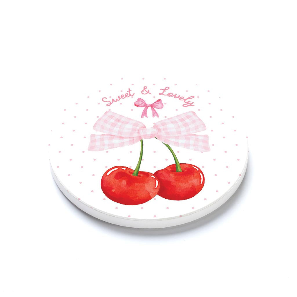 Ceramic Round Coaster-Sweet & Lovely