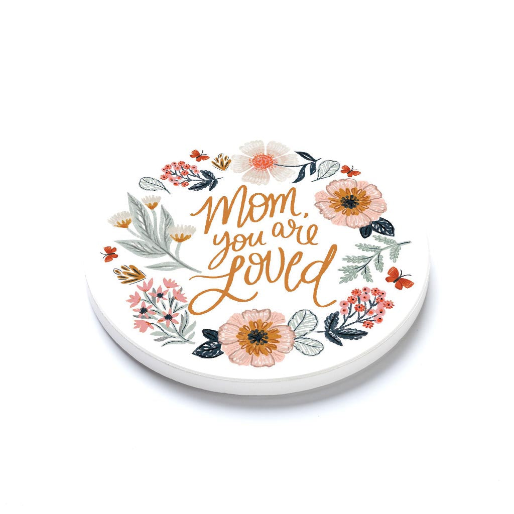 Ceramic Round Coaster-Pretty Things Loved