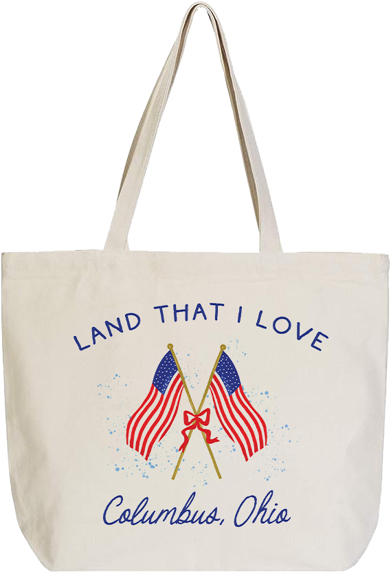 Love+Local Canvas Tote Bag | Land that I Love