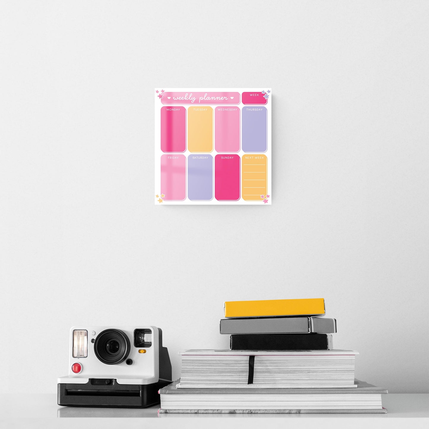 8x8 Glass Dry Erase-Classroom Coquette Weekly Planner -5
