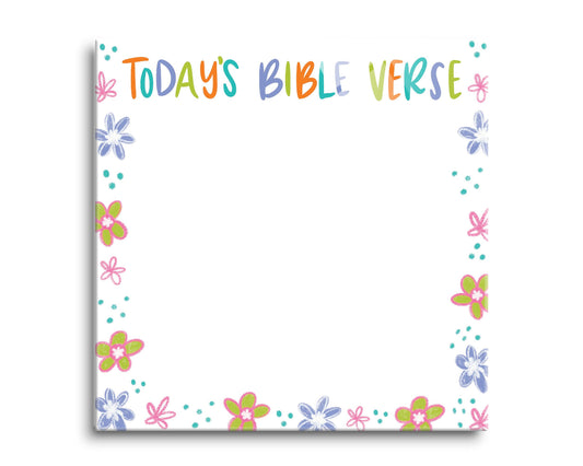 8x8 Glass Dry Erase-Today's Bible Verse -0