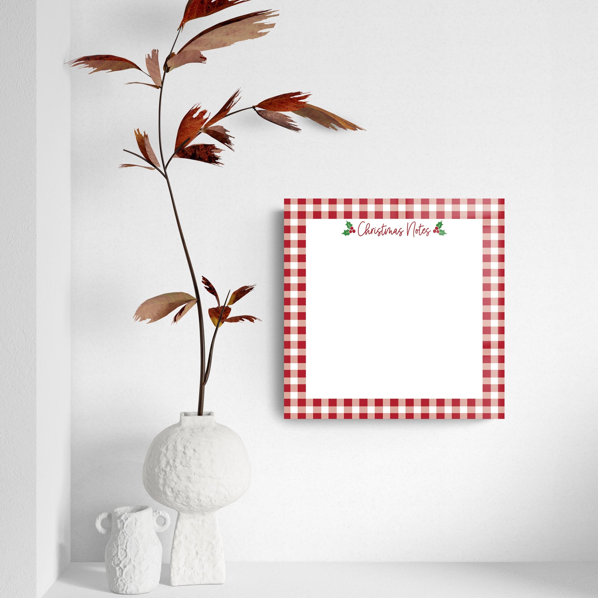 8x8 Glass Dry Erase-Western Christmas -4