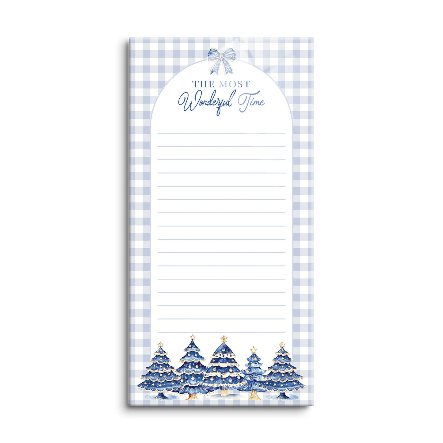 8x16 Glass Dry Erase-Blue Noel - A Grand Millennial Christmas -0