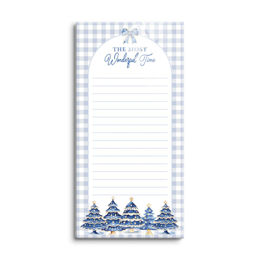 8x16 Glass Dry Erase-Blue Noel - A Grand Millennial Christmas -0