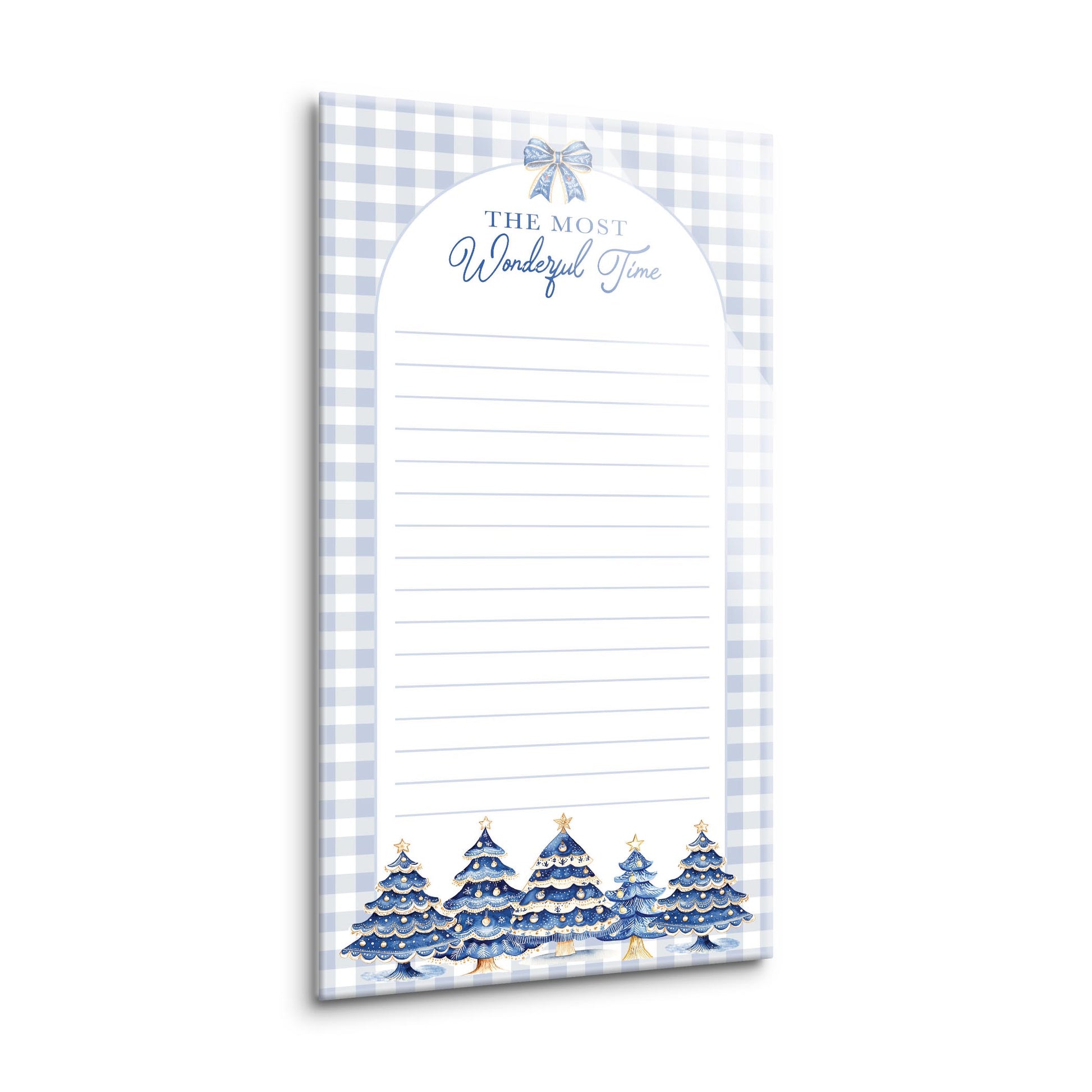 8x16 Glass Dry Erase-Blue Noel - A Grand Millennial Christmas -1