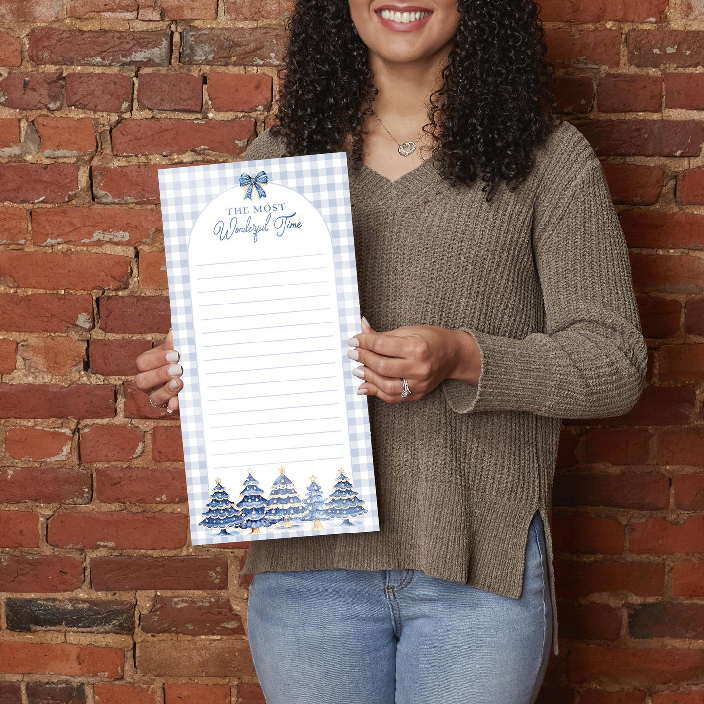 8x16 Glass Dry Erase-Blue Noel - A Grand Millennial Christmas -2