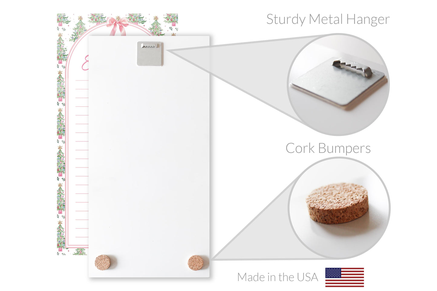 8x16 Glass Dry Erase-Blush & Baubles - A Grand Millennial Christmas -7