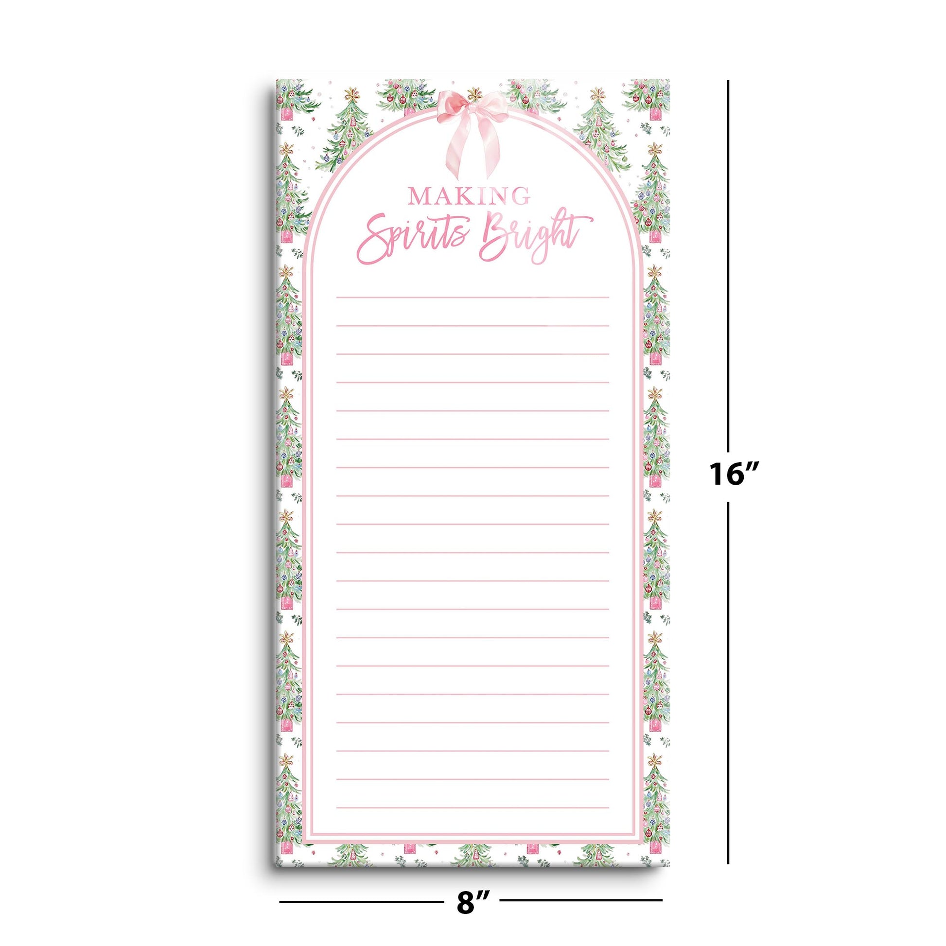 8x16 Glass Dry Erase-Blush & Baubles - A Grand Millennial Christmas -8