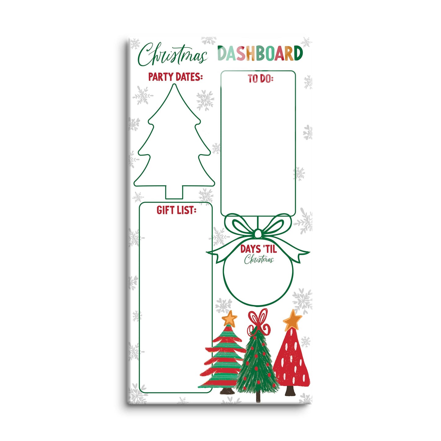 8x16 Glass Dry Erase-Whimsy Wonderland Traditional Dashboard