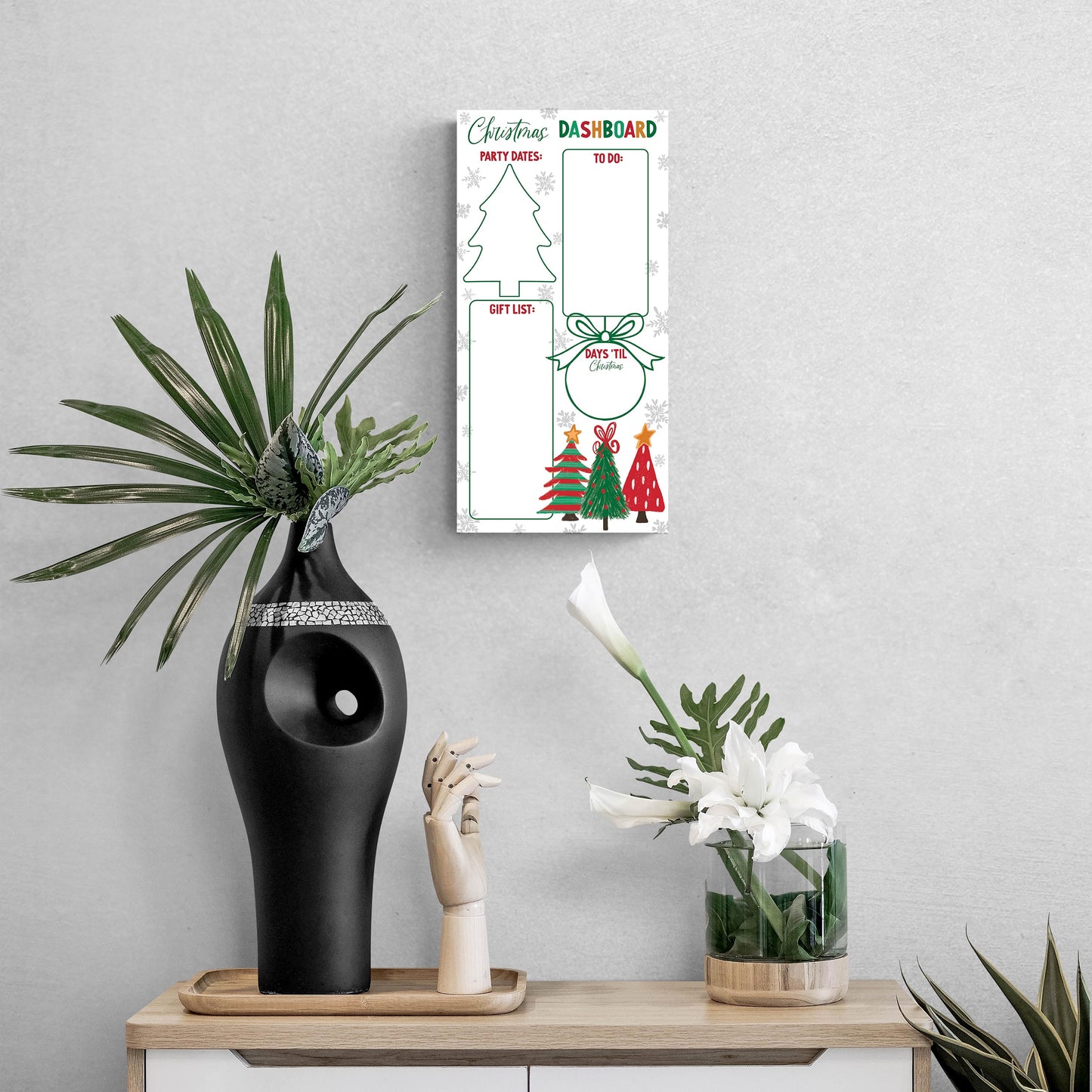 8x16 Glass Dry Erase-Whimsy Wonderland Traditional Dashboard