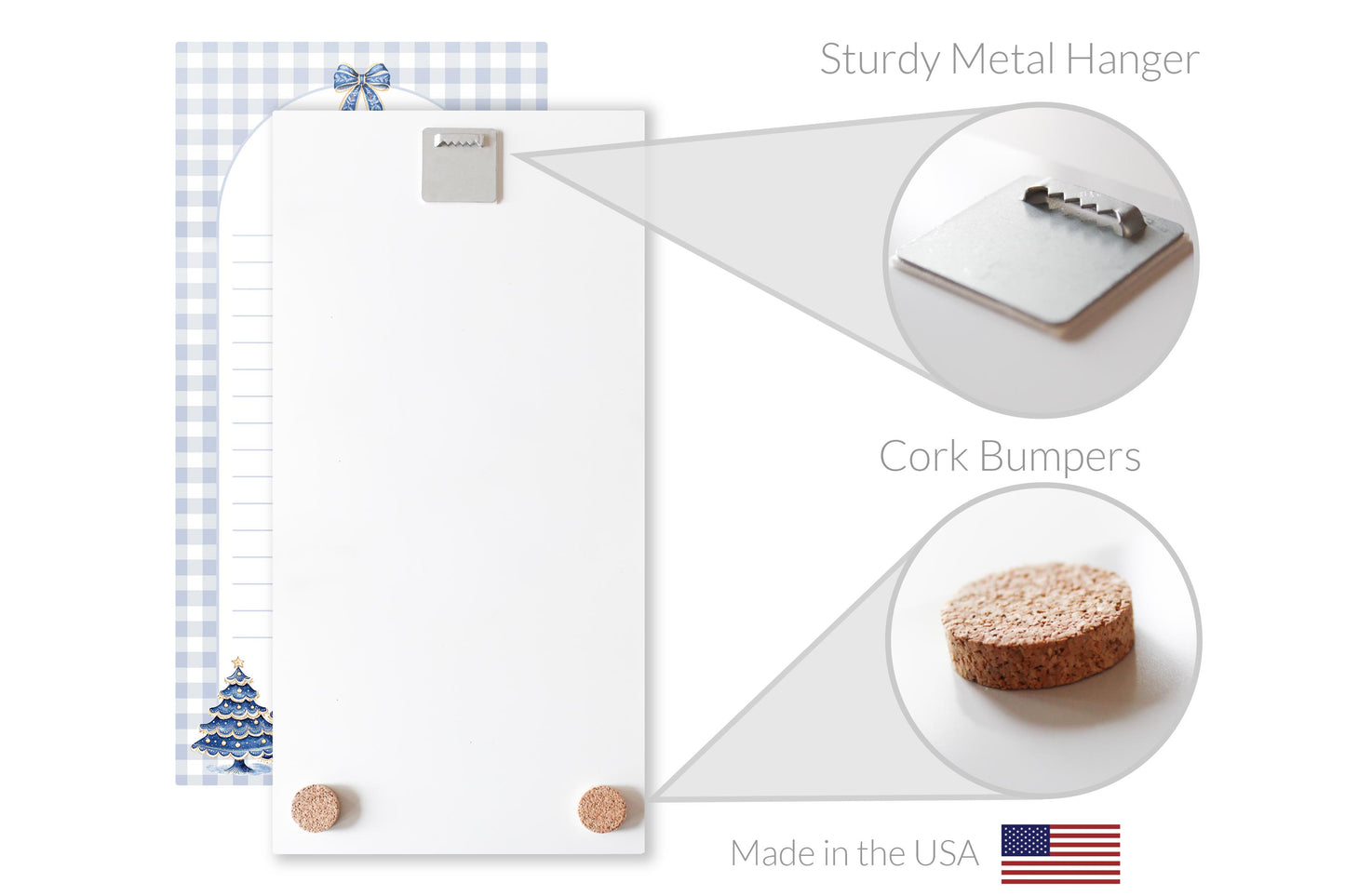 8x16 Glass Dry Erase-Love+Local Blue Noel - A Grand Millennial Christmas -4