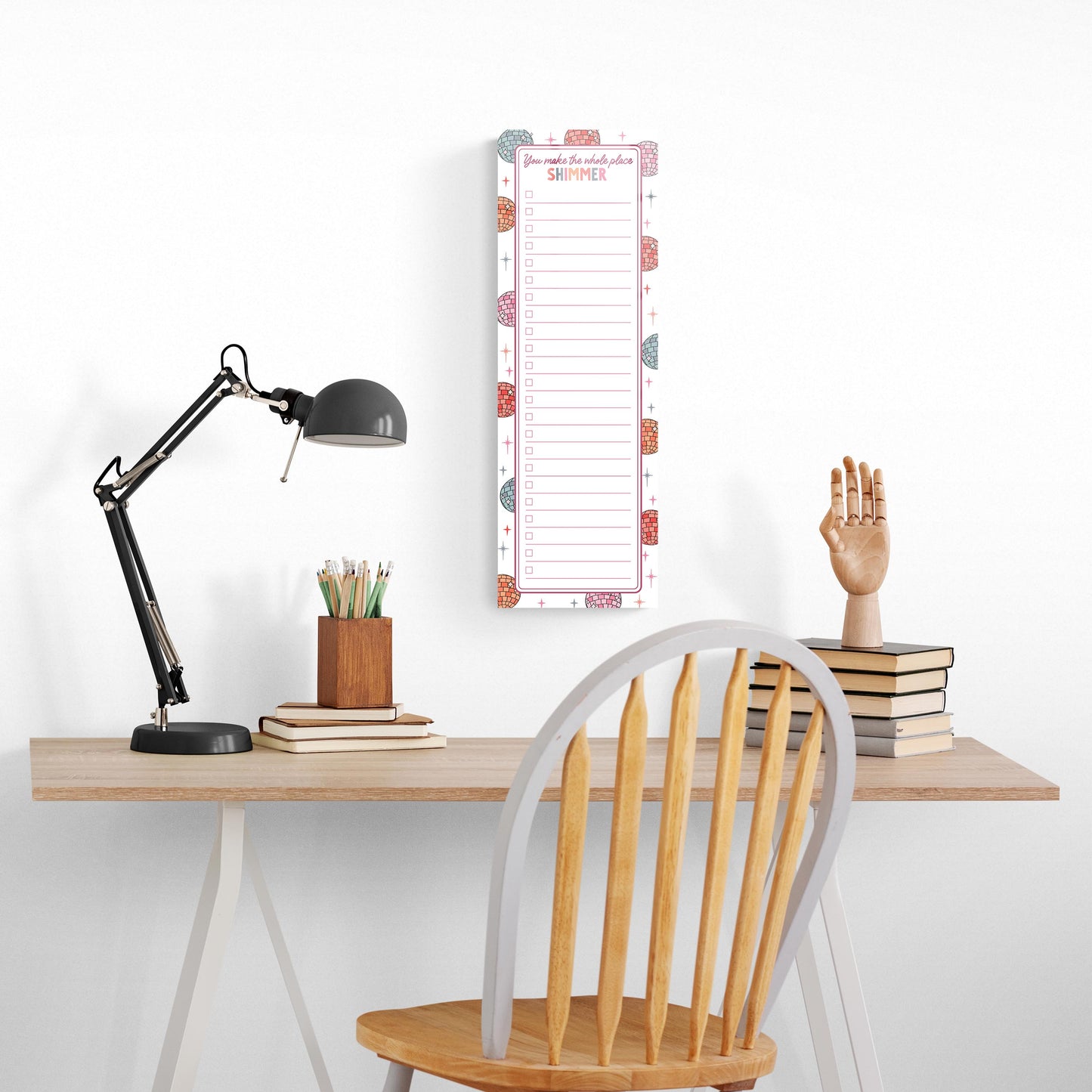 8x24 Glass Dry Erase-You Make The Whole Place Shimmer List