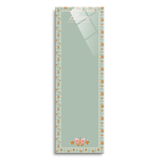 8x24 Glass Dry Erase-Spring Bloom Where You Are Planted