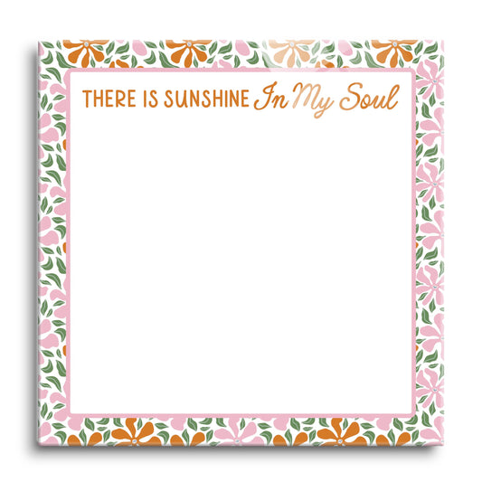 12x12 Glass Dry Erase-Spring There Is Sunshine