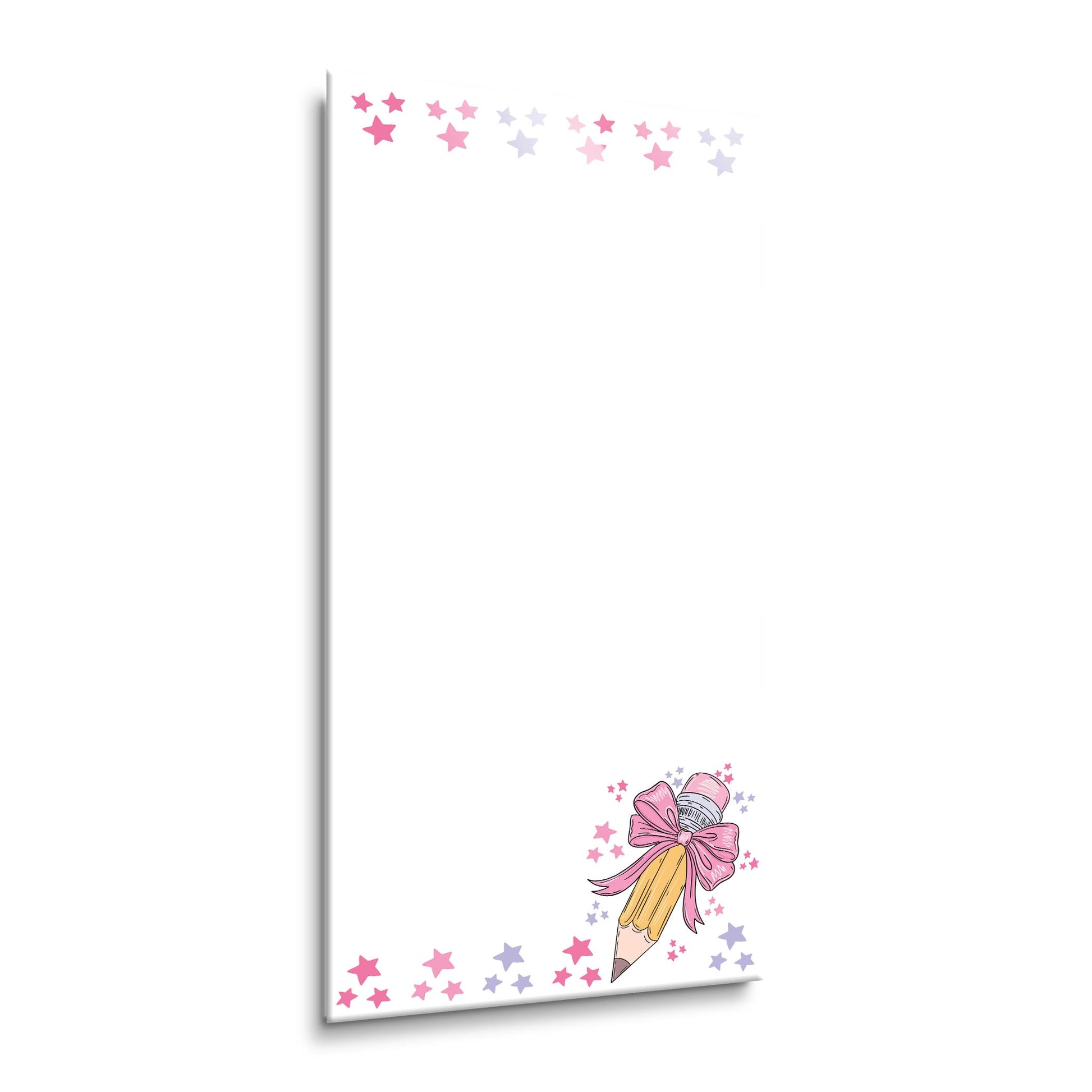 12x24 Glass Dry Erase-Classroom Coquette Pencil Stars Notes -1