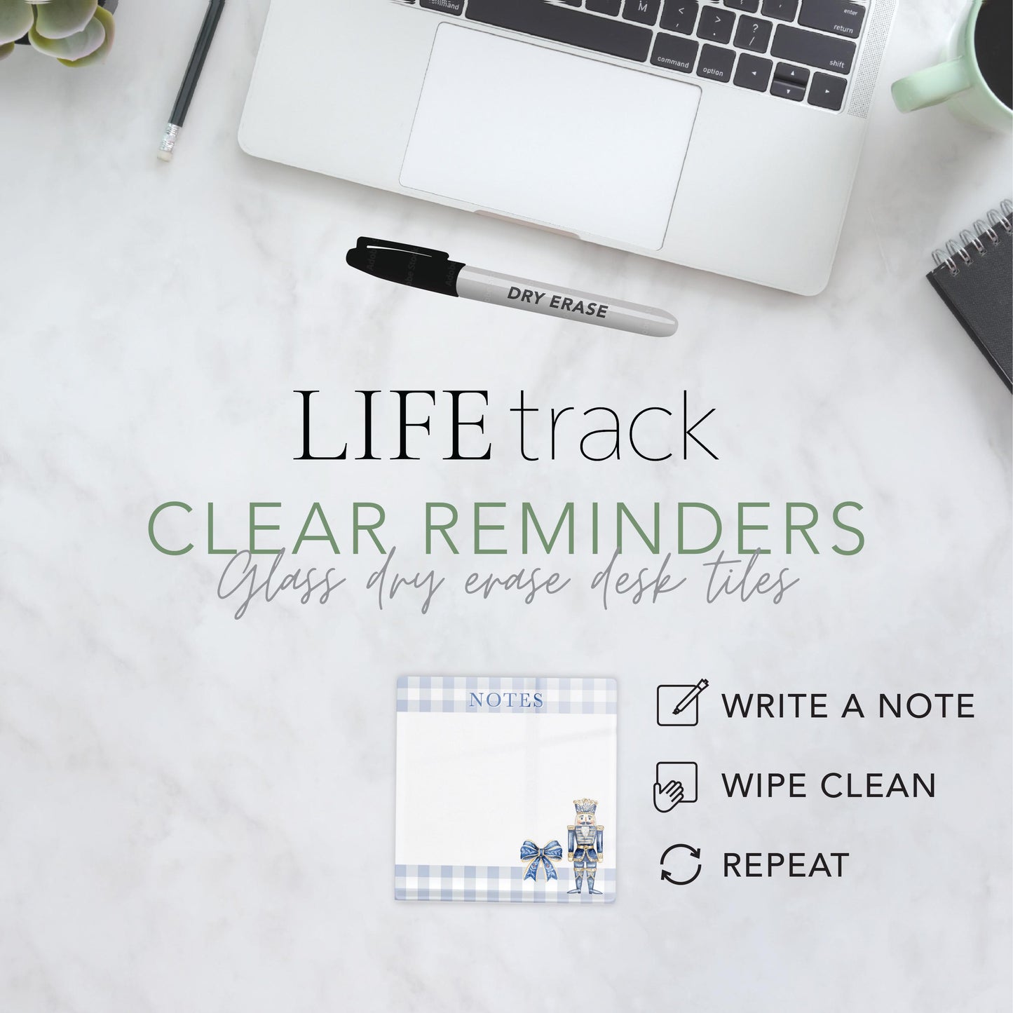 4x4 Clear Reminder Kalia Lane-Blue Noel - A Grand Millennial Christmas -1