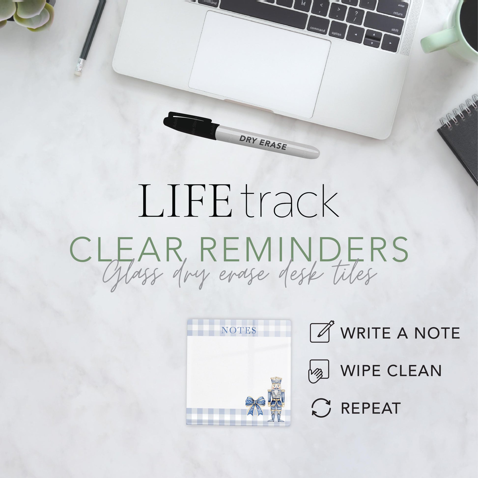 4x4 Clear Reminder Kalia Lane-Blue Noel - A Grand Millennial Christmas -1