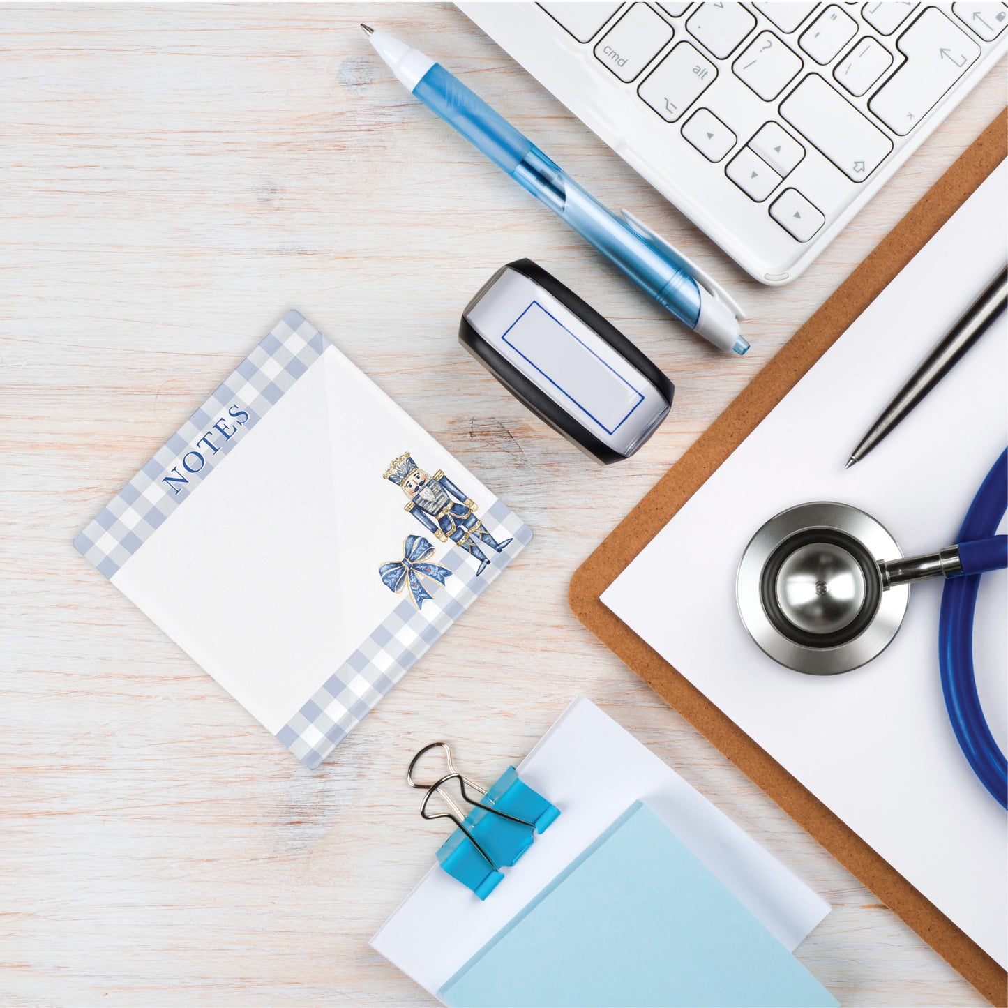 4x4 Clear Reminder Kalia Lane-Blue Noel - A Grand Millennial Christmas -4