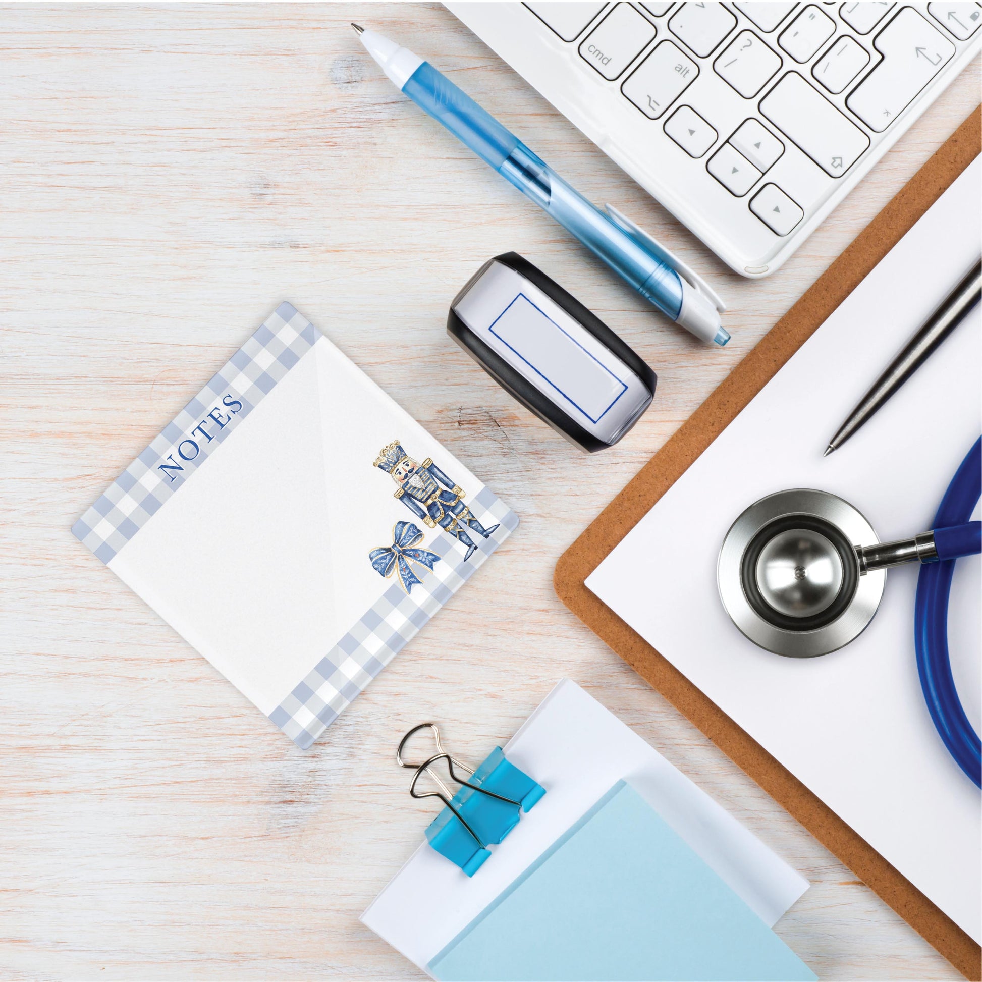 4x4 Clear Reminder Kalia Lane-Blue Noel - A Grand Millennial Christmas -4