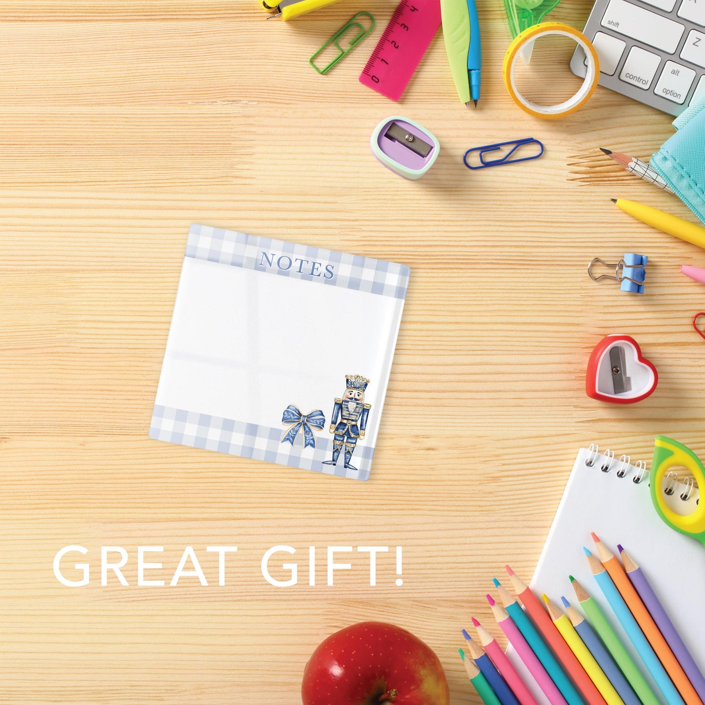 4x4 Clear Reminder Kalia Lane-Blue Noel - A Grand Millennial Christmas -6