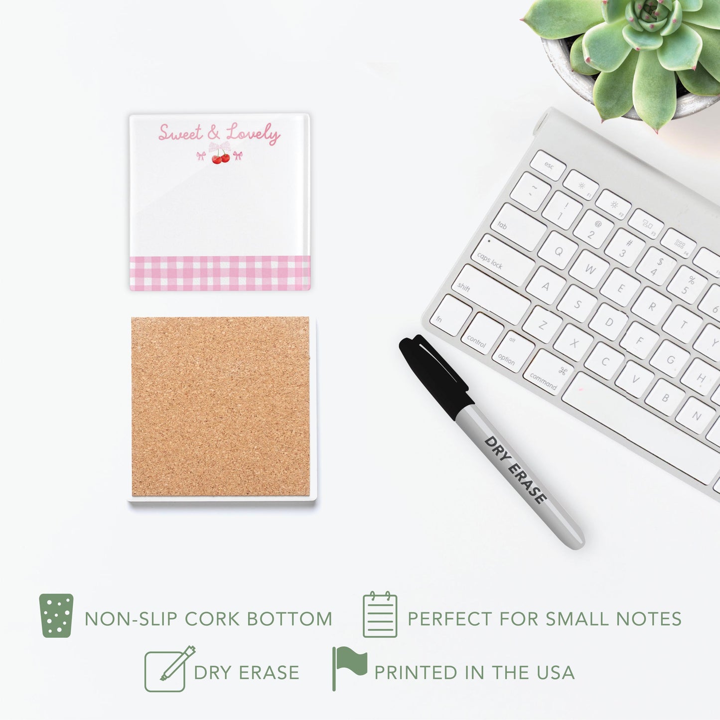 4x4 Clear Reminder Kalia Lane-Sweet & Lovely Notes