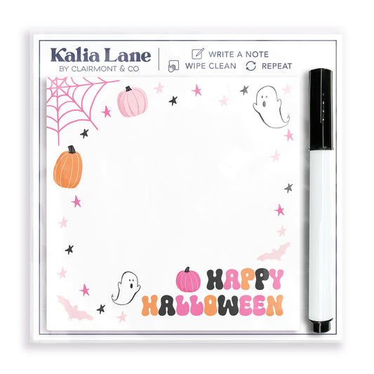 4x4 Clear Reminder Kalia Lane-Happy Ghost Happy Halloween