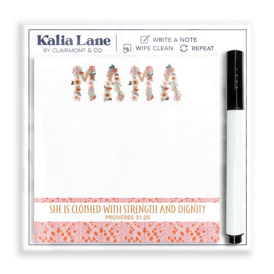 4x4 Clear Reminder Kalia Lane-Pretty Things Floral Faith Mama -0