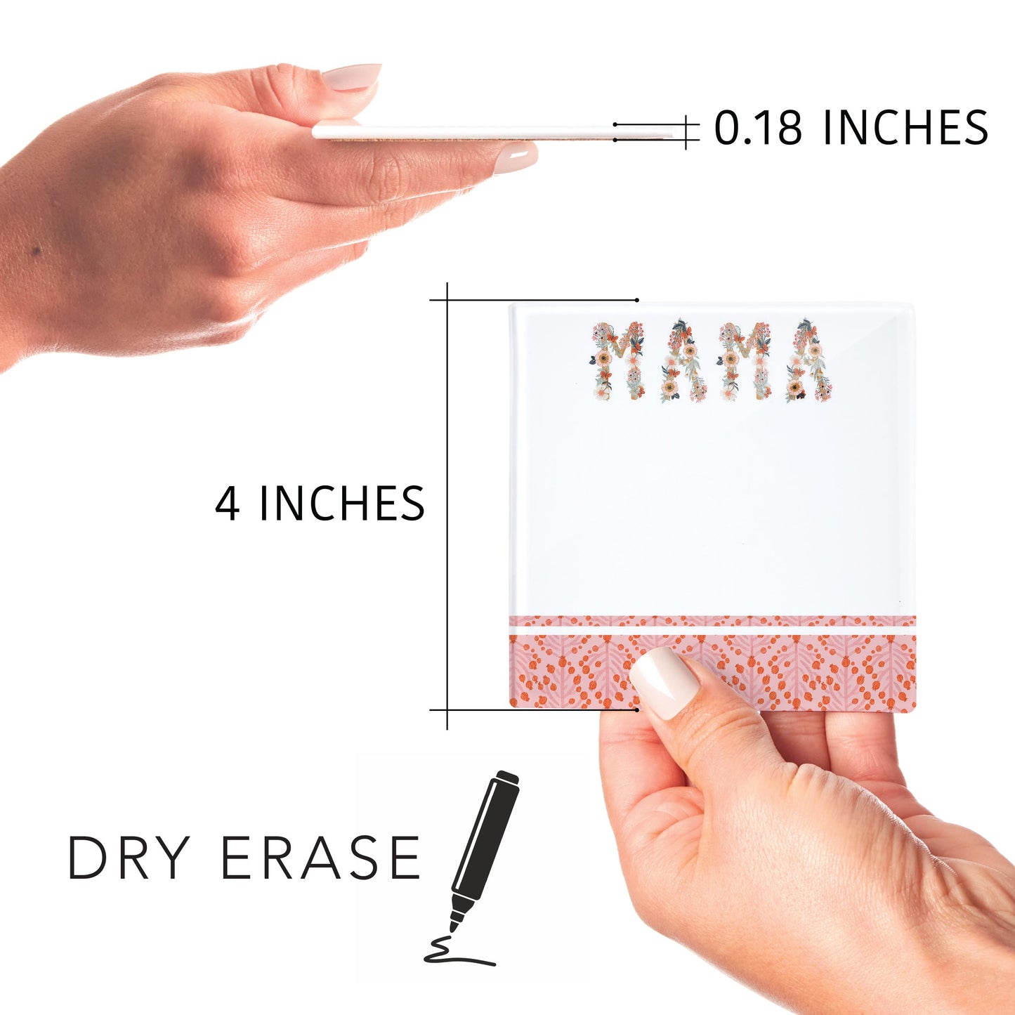 4x4 Clear Reminder Kalia Lane-Pretty Things Mama Notes