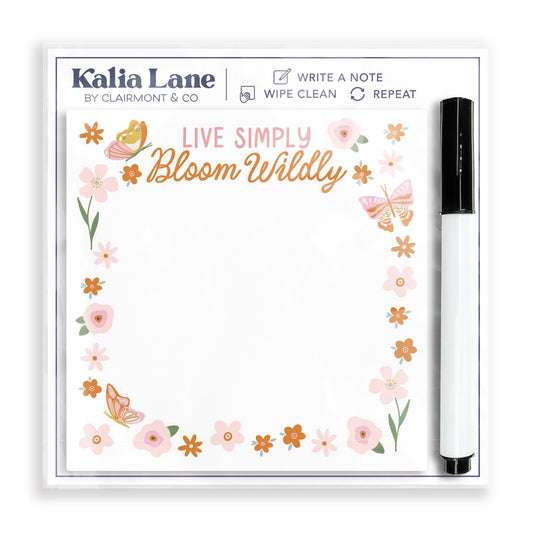 4x4 Clear Reminder Kalia Lane-Spring Live Simply Bloom Wildly