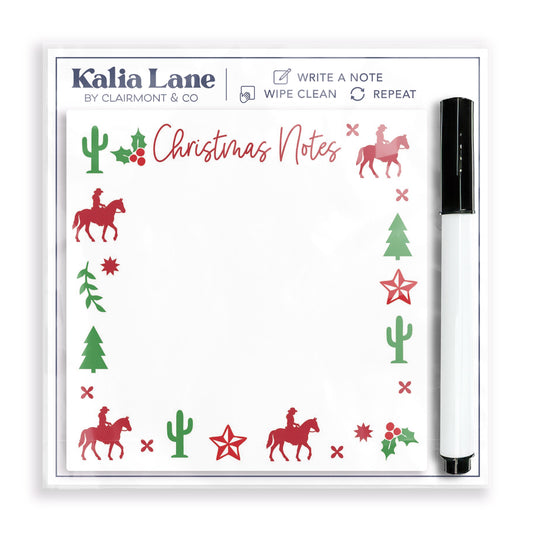 4x4 Clear Reminder Kalia Lane-Western Christmas -0